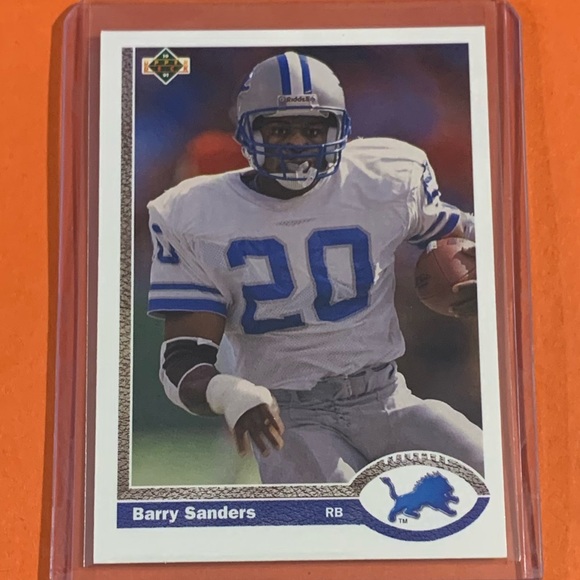 Barry Sanders #444 1991 Upper Deck Football Trading Card - Picture 1 of 2